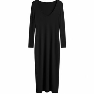 Banana Republic Classic Black Long Sleeve Dress